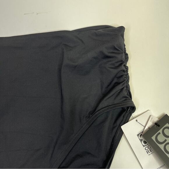 Coco Reef Classic Solids Impulse Rollover Bikini bottoms black -2XL - Picture 4 of 12